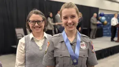 Wake Tech President Dr. Scott Ralls speaks to students who completed the non-degree Emergency Medical Technician–Paramedic program.