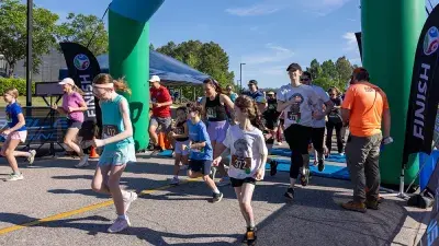 Wake Tech President Dr. Scott Ralls thanks sponsors and supporters of Reach, Rally & Run.