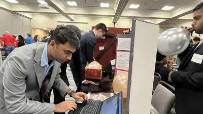 Over-Engineers won first place in the Rube Goldberg Machine Competition., 