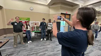 Over-Engineers won first place in the Rube Goldberg Machine Competition., 