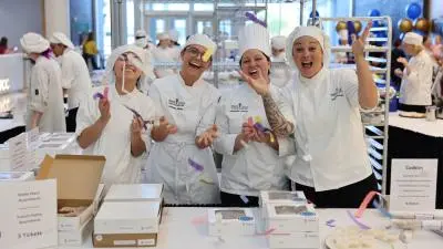 Wake Tech Baking & Pastry Arts students showcased their skills at Bakers' Row.