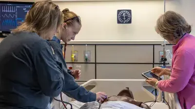 People line up to attend Wake Tech's Spring 2026 Open House.