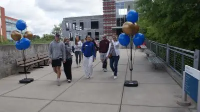 Prospective Wake Tech students attend the 2025 Spring Open House.