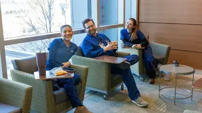 Spring Semester Begins with Enrollment Surge, Wake Tech President Dr. Scott Ralls Scott Northern Wake Campus greets students