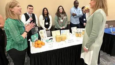 Business Administration students showcase projects designed to help area small businesses.
