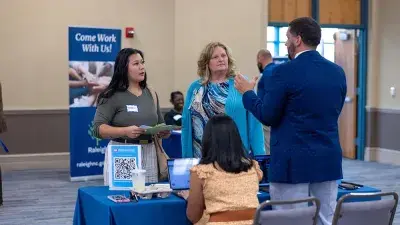 More than 100 veterans and active-duty military personnel attended the Veterans Employment and Resource Summit at Wake Tech.