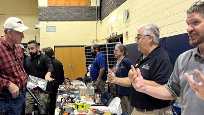 Wake Tech staff and prospective students interact at Open House