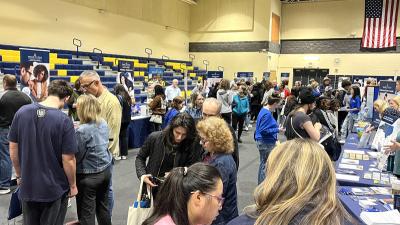 Wake Tech staff and prospective students interact at Open House
