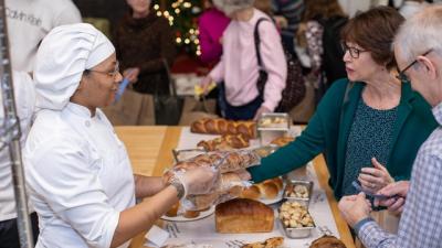 Delicious goodies for sale at Bakers' Row 