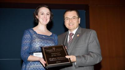 Jack Clayton, Wells Fargo Regional President; Dr. Stephen Scott, WTCC President