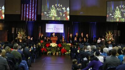 Wake Tech Hosts Fall 2013 Commencement Exercises