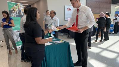 Biotech Companies Recruit Students, Alumni