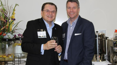 Dr. Stephen Scott, Wake Tech President; Matt Smith, Wake Tech Foundation Executive Director