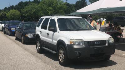 Wake Tech’s Scott Northern Wake Campus Serves as Drive-Thru COVID-19 Testing Site