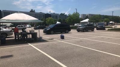 Wake Tech’s Scott Northern Wake Campus Serves as Drive-Thru COVID-19 Testing Site