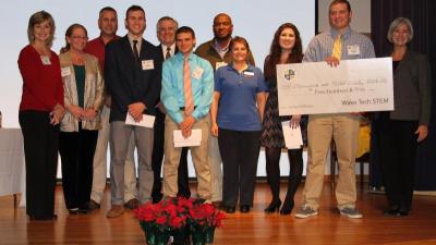 STEM Stars competitors awaiting the big announcement