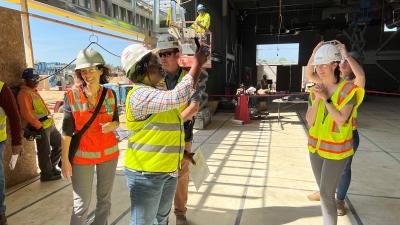 Students See Green Building Taking Shape at Eastern Wake 4.0 Site