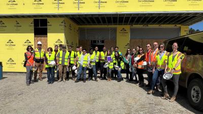 Students See Green Building Taking Shape at Eastern Wake 4.0 Site