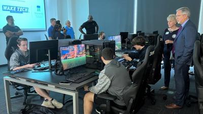 College Teams Up with Town of Morrisville for Esports Program