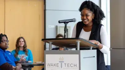 Student Marjorie Chanakira speaks about how Wake Tech has affected her life.