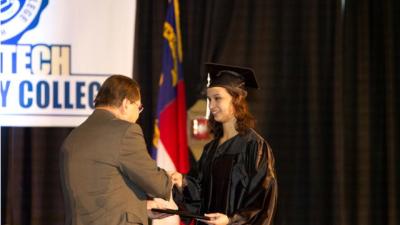 Wake Tech Holds Ged And Adult High School Graduation