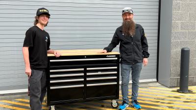 Jeffrey Johnson, Wake Tech student and Charles Sanville, The Humble Mechanic