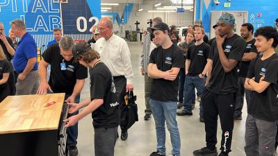 Jeffrey Johnson, Wake Tech student and Charles Sanville, The Humble Mechanic