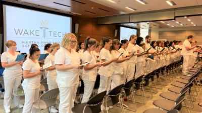 College Holds In-Person Nursing Pinning Ceremony