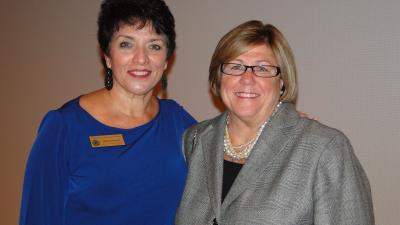 Deborah Oronzio, Dir. of Entrepreneurship; Patty Briguglio, CEO MMI Public Relations