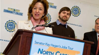 Wake Tech Hosts U.S. Senator Kay Hagan