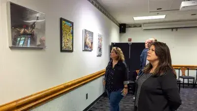 Works by 15 Associate in Fine Arts Visual Art students are part of a juried exhibition at Wake Tech.