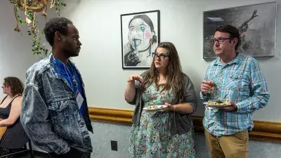 Works by 15 Associate in Fine Arts Visual Art students are part of a juried exhibition at Wake Tech.