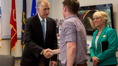 U.S. Sen. Thom Tillis Visits Wake Tech