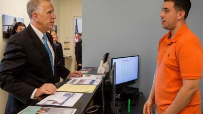 U.S. Sen. Thom Tillis Visits Wake Tech