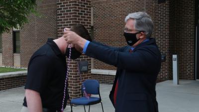 Wake Tech Hosts Curbside Graduation Celebration for Student Veterans