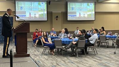 Wake Tech honors student veterans before they graduate.
