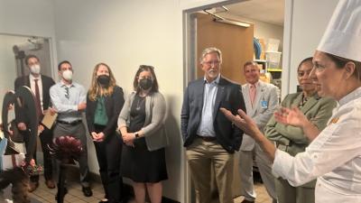 College Welcomes Guests from the White House