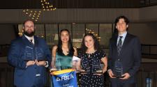 Wake Tech students, left to right, Bradley Huntoon, Chrissty Berry Aracena, Camryn Jamison and Paco Rodriguez