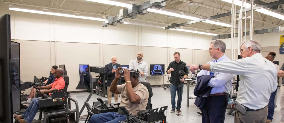 Incoming Wake Tech President Tours Southern Wake Campus
