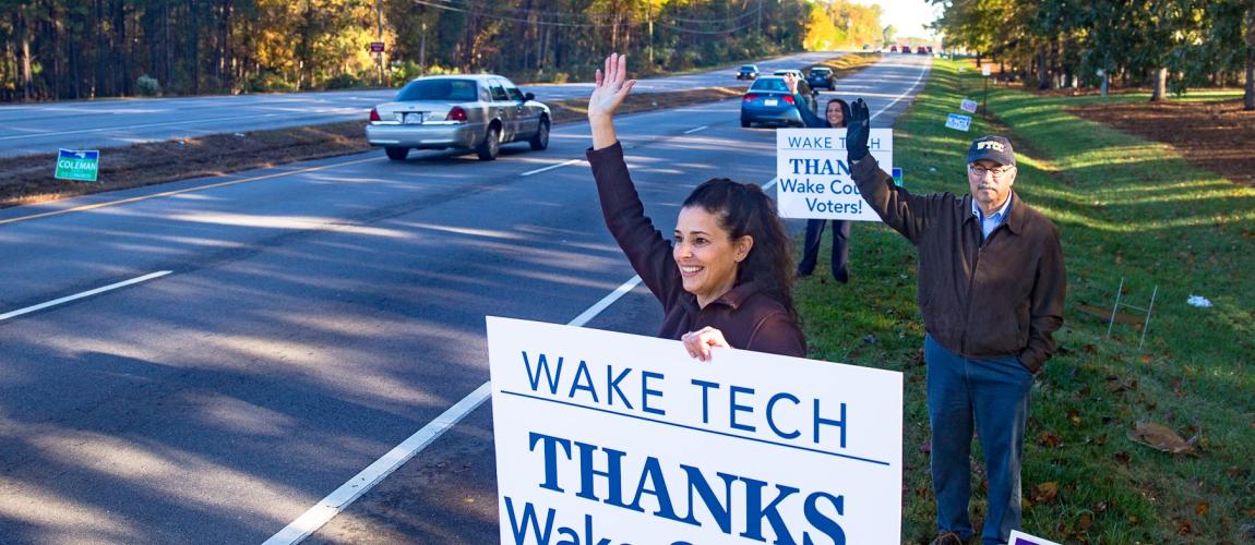 Wake Tech Thanks Wake County Voters for Generous Show of Support
