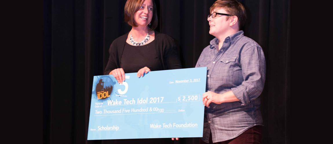 Audrey Johnson Named 2017 Wake Tech Idol