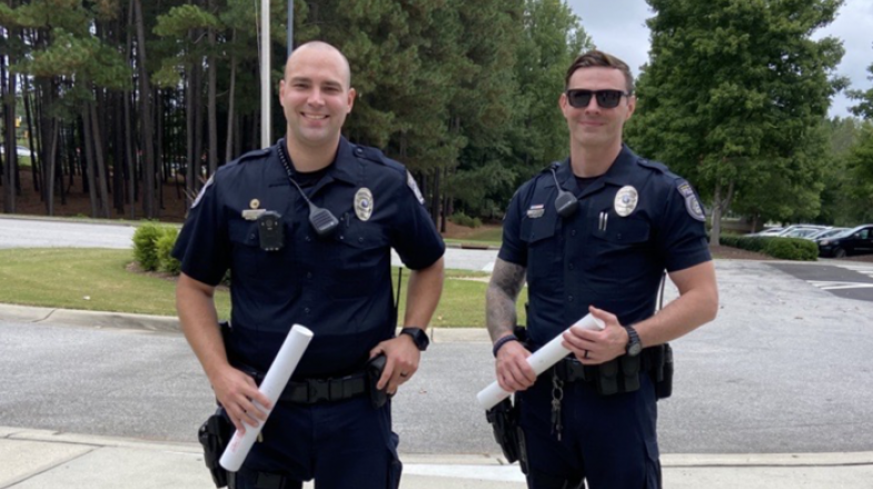Cody Goldsmith & Travis Smith, Wake Tech campus police officers 