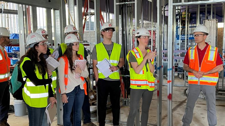 Students See Green Building Taking Shape at Eastern Wake 4.0 Site