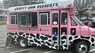 Crafty Cow Desserts truck
