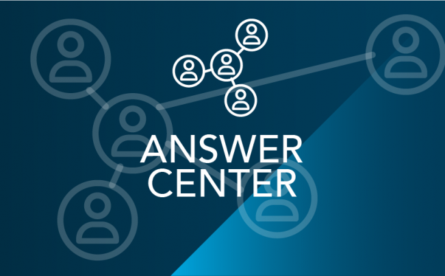 Answer Center graphic