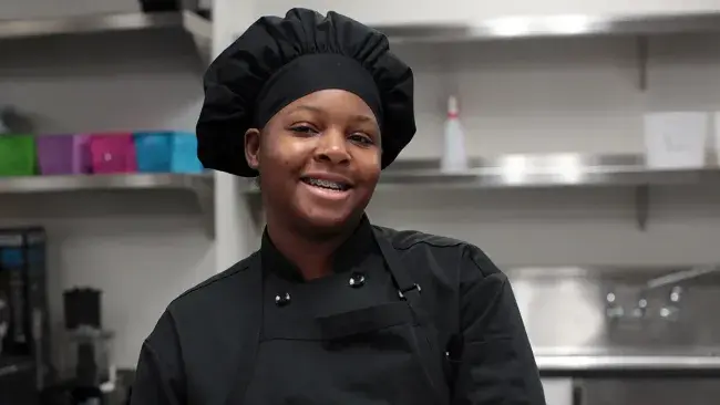 Wake Tech non-degree Culinary student Briana Bridges