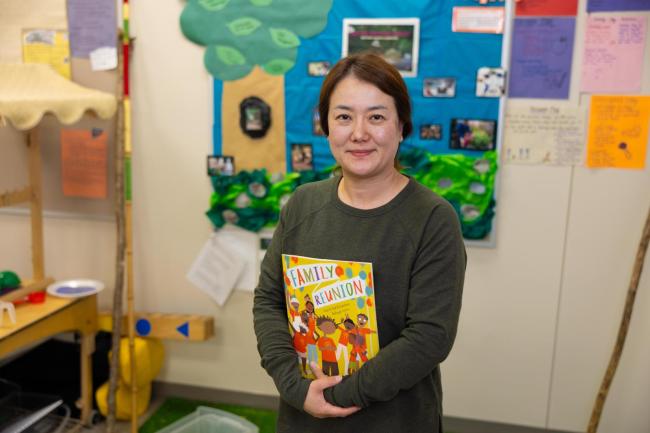 Wake Tech graduate Bumi Oh wants to be a preschool teacher.