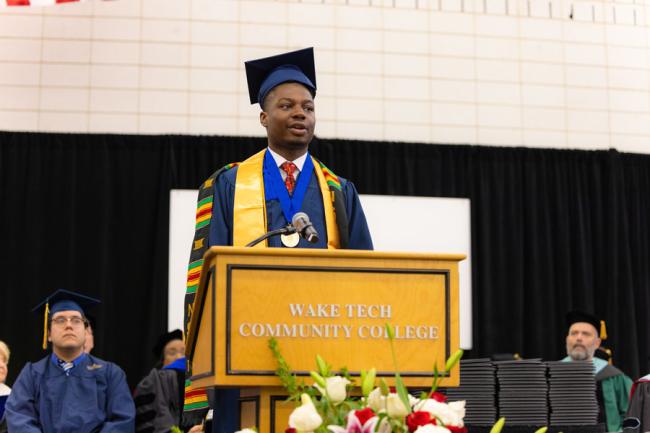 Wake Tech graduate Juby Agwu