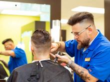 Barbering program at Wake Tech