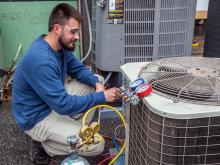 HVAC technician photo